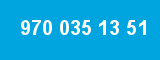 970 035 13 51 970 035 13 51